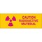 Brady Caution Radiation Sign, 3 1/2 in H, 10 in W, Polyester, Rectangle, 88750 88750 - alternate 1